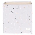 3 Sprouts Pudełko Na Zabawki Recycled Terrazzo Light Gray