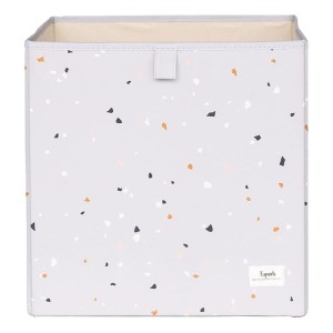 3 Sprouts Pudełko Na Zabawki Recycled Terrazzo Light Gray 