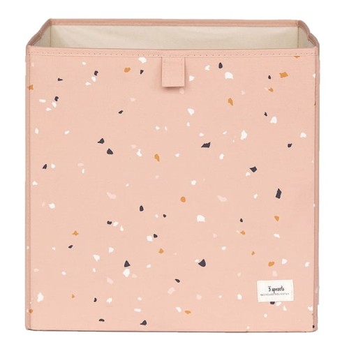 3 Sprouts Pudełko Na Zabawki Recycled Terrazzo Clay