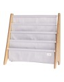 3 Sprouts Stojak na Książki Recycled Solid Light Gray