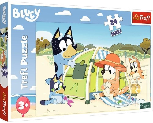 Trefl Puzzle MAXI Wspaniały dzień Bluey 24 elementy