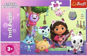 Trefl Puzzle 30 elementów Gabi i jej uroczy domek