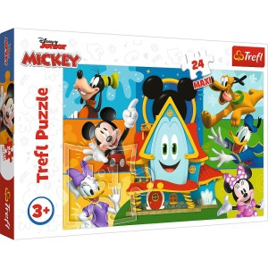Trefl Puzzle 24 Maxi Myszka Miki i przyjaciele