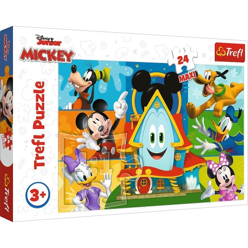 Trefl Puzzle 24 Maxi Myszka Miki i przyjaciele