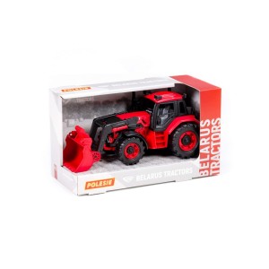 Wader  Traktor  "Belarus" z ładowarką Czerwony