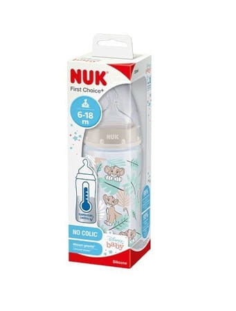 NUK Butelka 300 ml 6-18m First Choice+ Król Lew