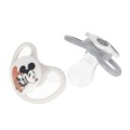 NUK Smoczek uspokajający silikonowy 6-18m Space Disney Myszka Miki 2szt