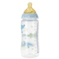 NUK Butelka 300 ml 0-6m First Choice+ Krokodyl niebieska smoczek lateksowy