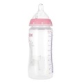NUK Butelka 300 ml 0-6m First Choice+ Żyrafa róż