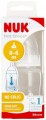 NUK Butelka 150 ml smoczek silikonowy 0-6m First Choice+ Serca biała