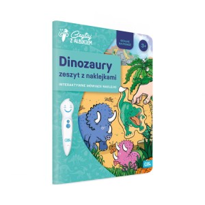 Albi Czytaj z Albikiem Zeszyt z naklejkami DINOZAURY