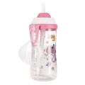 NUK First Choice Kubek ze słomką 300 ml 12m+ Flexi Cup Kameleon róż