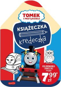 Tomek i przyjaciele. Książeczka kredeczka. Kolorowanka z naklejkami 