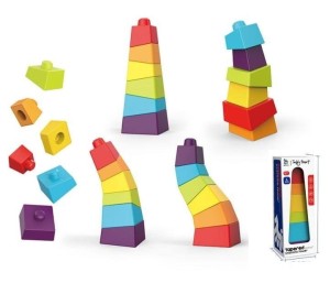 Wieża Edukacyjna Zwariowana Zakręcona Piramidka