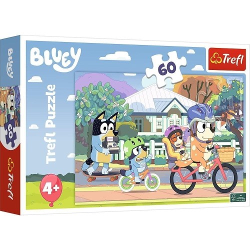 Trefl Puzzle Wesoły Bluey 60 elementów