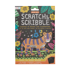 Ooly Zdrapywanki Mini Scratch & Scribble - Wesoła dżungla
