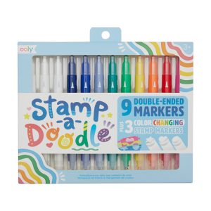 Ooly Flamastry z Magicznymi Stempelkami, Stamp-a-Doodle