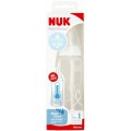 NUK Butelka 300 ml smoczek silikonowy 6-18m First Choice+ Serca biały
