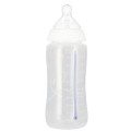 NUK Butelka 300 ml smoczek silikonowy 6-18m Serca biały