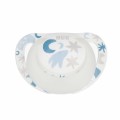 NUK Smoczek uspokajający silikonowy 0-6m Star Day&Night Księżyc