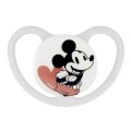 NUK Smoczek uspokajający silikonowy 0-6m Space Disney Myszka Miki biały