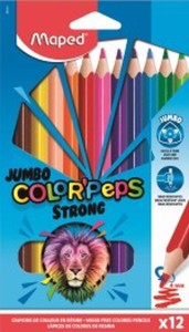Maped Kredki Colorpeps Strong JUMBO 12 kolorów 