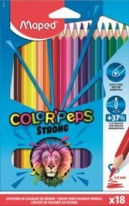 Maped Kredki Colorpeps Strong trójkątne 18 kolorów 
