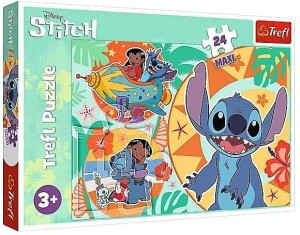 Trefl Puzzle 24 Maxi Wesoły dzień Lilo Stitch - PROMOCJA