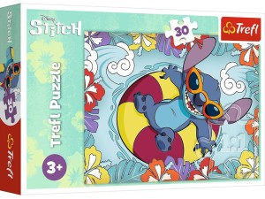Trefl Puzzle 30 Lilo&Stitch na wakacjach