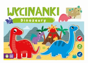 Zestaw kreatywny Wycinanki - Dinozaury - Zielona Sowa