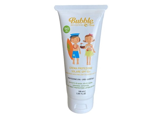 Organiczny krem przeciwsłoneczny dla dzieci SPF50+ 100 ml 0m+ BUBBLE&CO 2.jpg