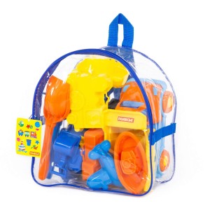 WADER POLESIE Zestaw zabawek  do piasku w plecaku 