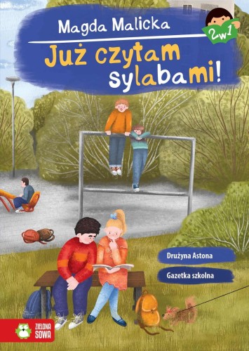 Zielona Sowa Już czytam sylabami 2w1 Drużyna Astona