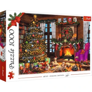 Świąteczne Puzzle 1000el. TREFL Idą Święta