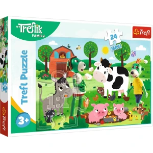 Puzzle 24 Maxi Rodzina Treflików Trefliki na wsi TREFL