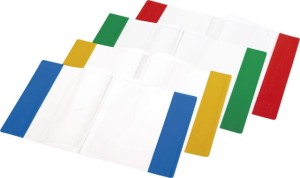PANTA PLAST OKŁADKA OKŁADKI NA ZESZYT A5 PVC KOLOROWA MIX 10szt