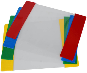 PANTA PLAST OKŁADKA OKŁADKI NA ZESZYT A5 PVC KOLOROWA MIX 5 szt