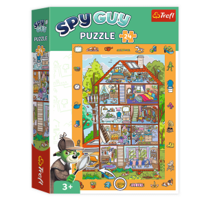 Trefl  Puzzle obserwacyjne Spy Guy 24 el. W domu