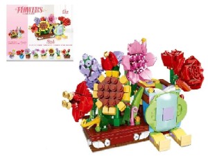 Zestaw Klocków  Kwiaty / Organizer na biurko 752 elementów  8w1