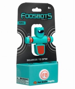 Piłkarzyki Foosbots - pojedynczy piłkarzyk NIEBIESKI  Fat Brain Toy Co 