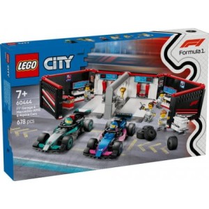 LEGO CITY 60444 Garaż i bolidy Mercedes-AMG i Alpine