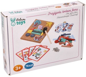 Przybijanka korkowa Przygoda na farmie ADAM TOYS