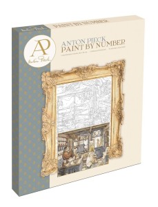 Malowanie po numerach 40 x 50 - Anton Pieck- Apteka GRAFIX