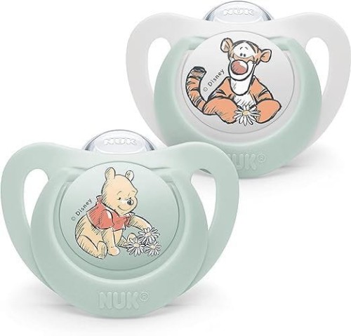 Nuk Smoczek uspokajający silikonowy 0-6m Star Kubuś Tygrysek 1.jpg