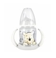 NUK Butelka 150 ml 6m z uchwytem First Choice Kubuś popielata 1.jpg