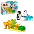 LEGO 10442 Duplo - Rodziny dzikich zwierząt: pingwiny i lwy