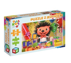 Puzzle z Jeżykiem "URODZINY" 30 el. - Multigra