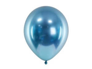 PartyDeco Balony Glossy 30cm Kolor NIEBIESKI 1 opakowanie 50 szt