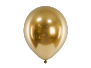 PartyDeco Balony Glossy POŁYSK 30cm  Kolor ZŁOTY 1 opakowanie 50 szt