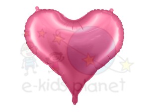 PartyDeco Balon Foliowy SERCE Różowe 75x645 cm